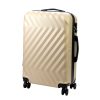 Pierre Cardin MED12 - 24 bézs keményfalú közepes bőrönd 43 x 68 x 23 cm