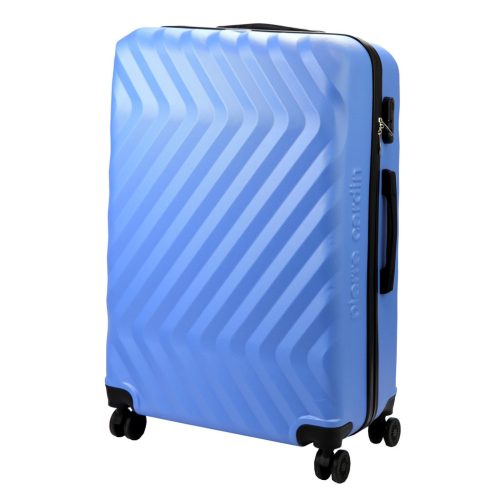 Pierre Cardin MED12 - 28 világoskék nagyméretű keményfalú bőrönd 48 x 78 x 26 cm