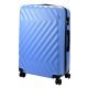 Pierre Cardin MED12 - 28 világoskék nagyméretű keményfalú bőrönd 48 x 78 x 26 cm