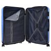 Pierre Cardin MED12 - 28 világoskék nagyméretű keményfalú bőrönd 48 x 78 x 26 cm