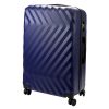 Pierre Cardin MED12 - 28 sötétkék nagyméretű keményfalú bőrönd 48 x 78 x 26 cm
