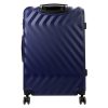 Pierre Cardin MED12 - 28 sötétkék nagyméretű keményfalú bőrönd 48 x 78 x 26 cm