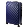 Pierre Cardin MED12 - 28 sötétkék nagyméretű keményfalú bőrönd 48 x 78 x 26 cm