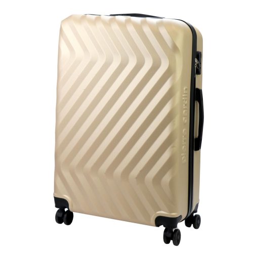 Pierre Cardin MED12 - 28 bézs nagyméretű keményfalú bőrönd 48 x 78 x 26 cm