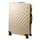 Pierre Cardin MED12 - 28 bézs nagyméretű keményfalú bőrönd 48 x 78 x 26 cm