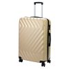 Pierre Cardin MED12 - 28 bézs nagyméretű keményfalú bőrönd 48 x 78 x 26 cm