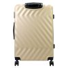 Pierre Cardin MED12 - 28 bézs nagyméretű keményfalú bőrönd 48 x 78 x 26 cm
