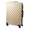 Pierre Cardin MED12 - 28 bézs nagyméretű keményfalú bőrönd 48 x 78 x 26 cm