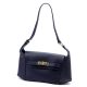 Luka 24-044 navy női bőr kézitáska, válltáska 30 x 15 x 9 cm