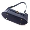Luka 24-044 navy női bőr kézitáska, válltáska 30 x 15 x 9 cm