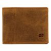 Nordee 895 barna bőr férfi pénztárca 12.5x9.8x3 cm