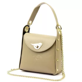   EGO ES0144CR 150024JZ krém női bőr kézitáska, válltáska 21 x 24 x 7.5 cm