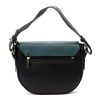 EGO ES728CR 140024JZ fekete-sötétkék női bőr kézitáska 28 x 23 x 9 cm