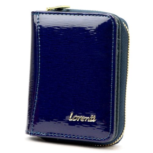 Lorenti 5157-SH kék női bőr pénztárca 8 x 10.5 x 3 cm