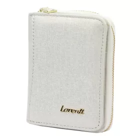   Lorenti 5157-BRS ezüst női bőr pénztárca 8 x 10.5 x 3 cm