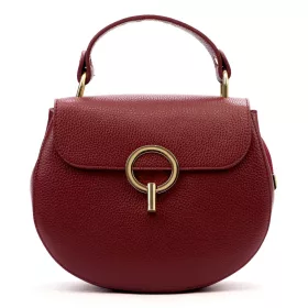   Luka DOLLARO bordó női bőr kézitáska, crossbody 24 x 18 x 9 cm