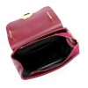 Luka DOLLARO bordó női bőr kézitáska, crossbody 24 x 18 x 9 cm