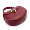 Luka DOLLARO bordó női bőr kézitáska, crossbody 24 x 18 x 9 cm