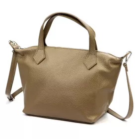   JUICE taupe női bőr kézitáska, válltáska 33 x 19 x 15 cm