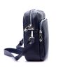JUICE navy kék női bőr oldaltáska, crossbody 26 x 20 x 9 cm