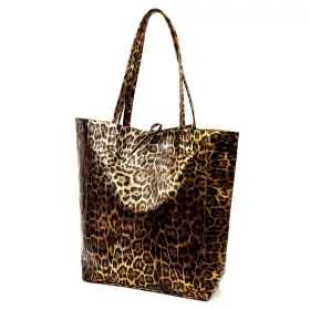  Patrizia 419-013-06 PANTERA női bőr válltáska, shopper 40 x 38 x 13 cm