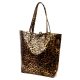 Patrizia 419-013-06 PANTERA női bőr válltáska, shopper 40 x 38 x 13 cm 