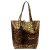 Patrizia 419-013-06 PANTERA női bőr válltáska, shopper 40 x 38 x 13 cm 