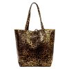 Patrizia 419-013-06 PANTERA női bőr válltáska, shopper 40 x 38 x 13 cm 