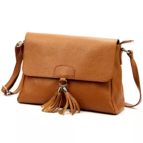   Luka 24-045 DOLLARO barna női bőr válltáska, oldaltáska 30 x 20 x 12 cm
