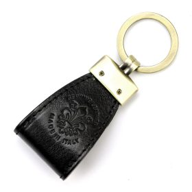 Florence BRE-4 fekete bőr kulcstartó 10.5 x 2 x 3.8 cm