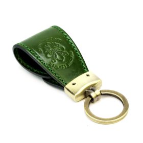 Florence BRE-4 zöld bőr kulcstartó 10.5 x 2 x 3.8 cm