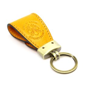 Florence BRE-4 sárga bőr kulcstartó 10.5 x 2 x 3.8 cm