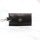 Florence ITK-01 fekete bőr unisex kulcstartó 9 x 6 x 1.5 cm