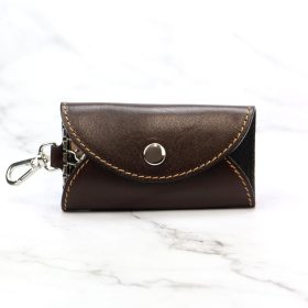 Florence ITK-01 barna bőr unisex kulcstartó 9 x 6 x 1.5 cm