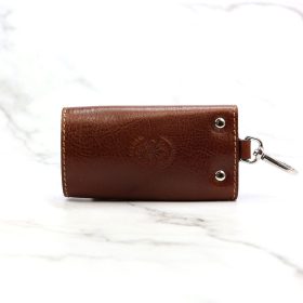 Florence ITK-01 bronz bőr unisex kulcstartó 9 x 6 x 1.5 cm