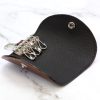 Florence ITK-01 bronz bőr unisex kulcstartó 9 x 6 x 1.5 cm
