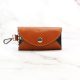 Florence ITK-01 konyak bőr unisex kulcstartó 9 x 6 x 1.5 cm
