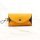 Florence ITK-01 sárga bőr unisex kulcstartó 9 x 6 x 1.5 cm