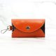 Florence ITK-01 narancs bőr unisex kulcstartó 9 x 6 x 1.5 cm