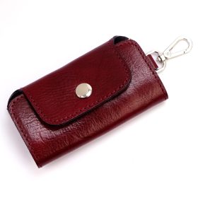 Florence ITK-02 bordó bőr kulcstartó 11 x 6 x 2.5 cm
