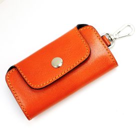 Florence ITK-02 narancs bőr kulcstartó 11 x 6 x 2.5 cm