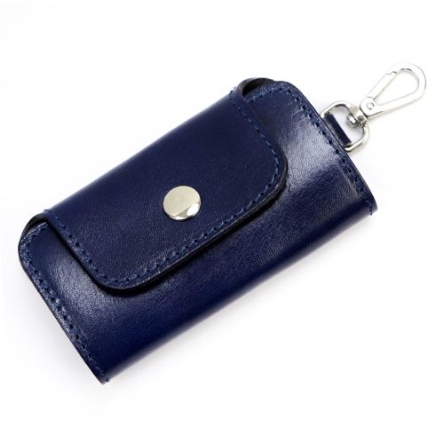 Florence ITK-02 navy bőr kulcstartó 11 x 6 x 2.5 cm