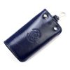 Florence ITK-02 navy bőr kulcstartó 11 x 6 x 2.5 cm