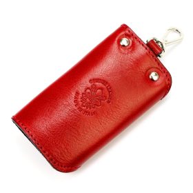 Florence ITK-02 piros bőr kulcstartó 11 x 6 x 2.5 cm