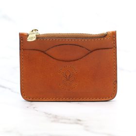   Florence ITC-01 konyak bőr kulcstartó, pénztárca 11 x 7.5 x 1.5 cm