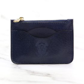   Florence ITC-01 sötétkék bőr kulcstartó, pénztárca 11 x 7.5 x 1.5 cm