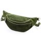 Luka 24-017-01 zöld női bőr övtáska, crossbody 37 x 22 x 11 cm