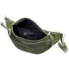 Luka 24-017-01 zöld női bőr övtáska, crossbody 37 x 22 x 11 cm