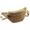 Luka 24-017-01 barna női bőr övtáska, crossbody 37 x 22 x 11 cm