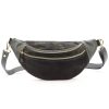 Luka 24-017-01 M szürke női bőr crossbody, övtáska 33 x 15 x 9 cm